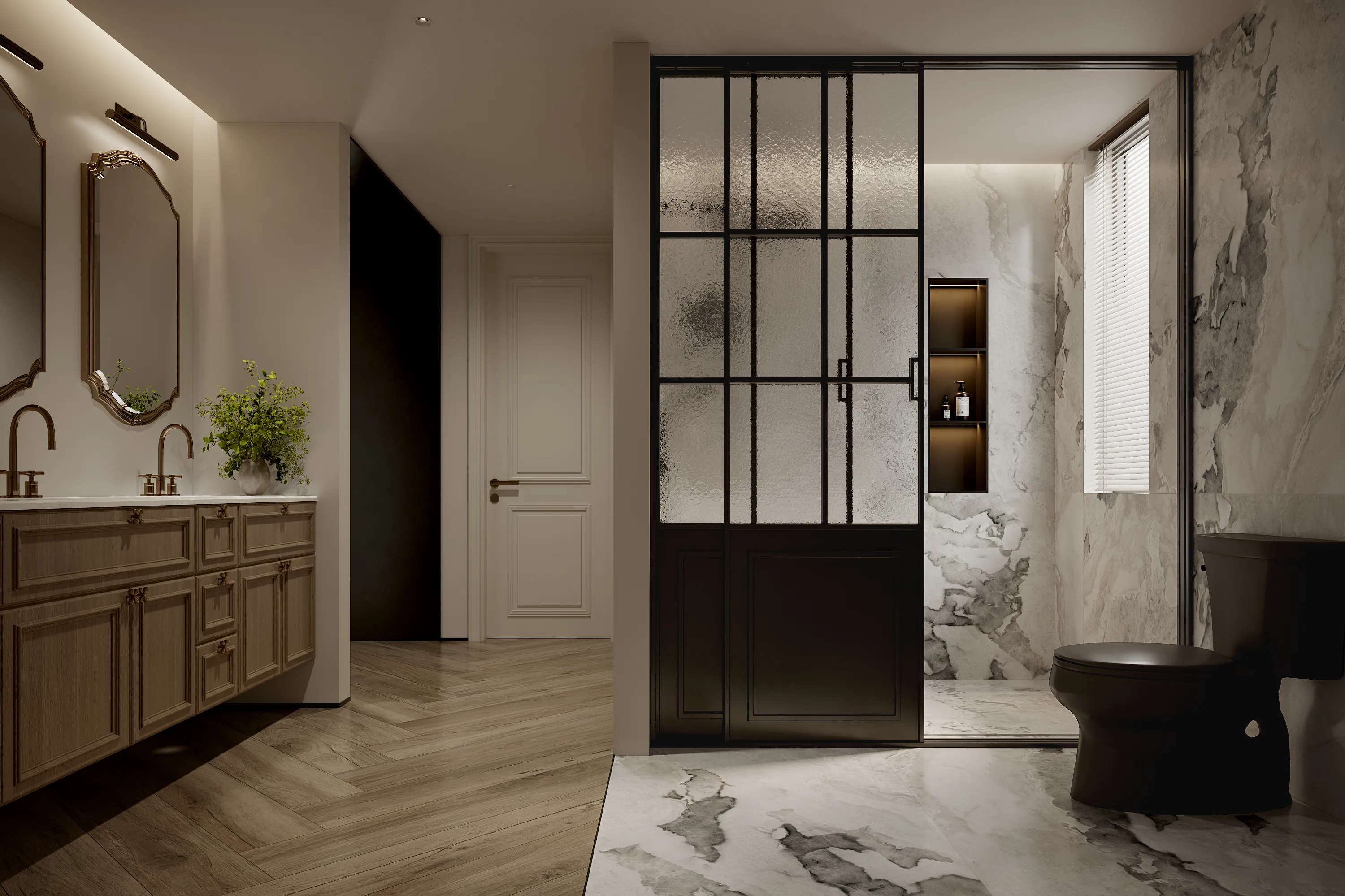 Honey Brown Weathered Oak Wood Look Porcelain Wall and Floor Tile