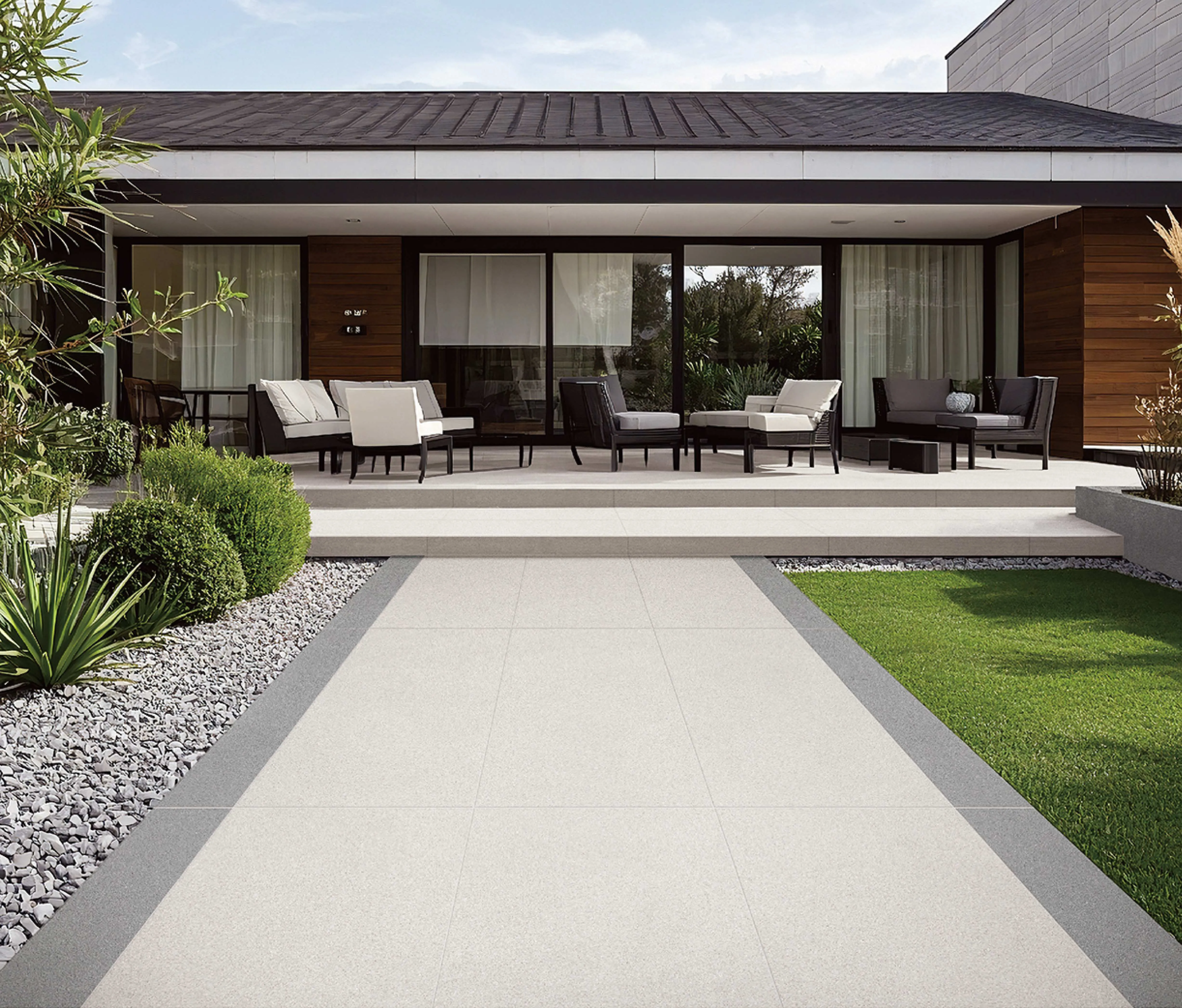 Light Grey Granite Stone-Look Paving Stone for Wall and Floor
