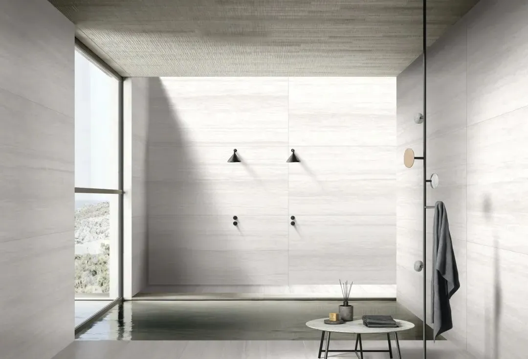 Ivory Beige Sandstone-Look Porcelain Wall/Floor Tile
