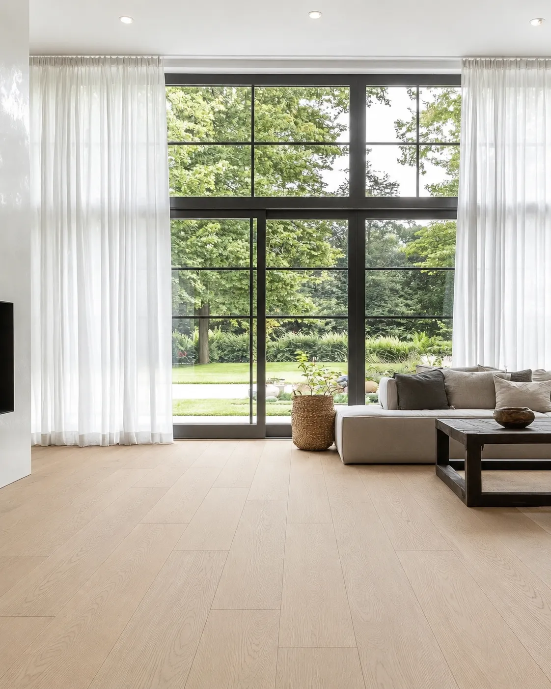 Light Beige Maple Wood Look Porcelain Tile for Wall and Floor