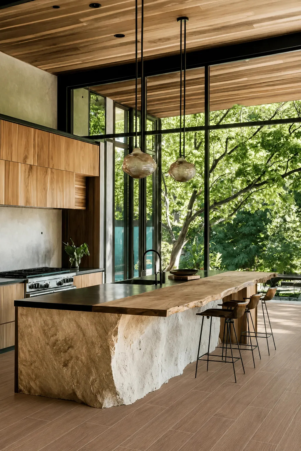 Taupe Brown Oak Wood Look Porcelain Tile for Wall and Floor