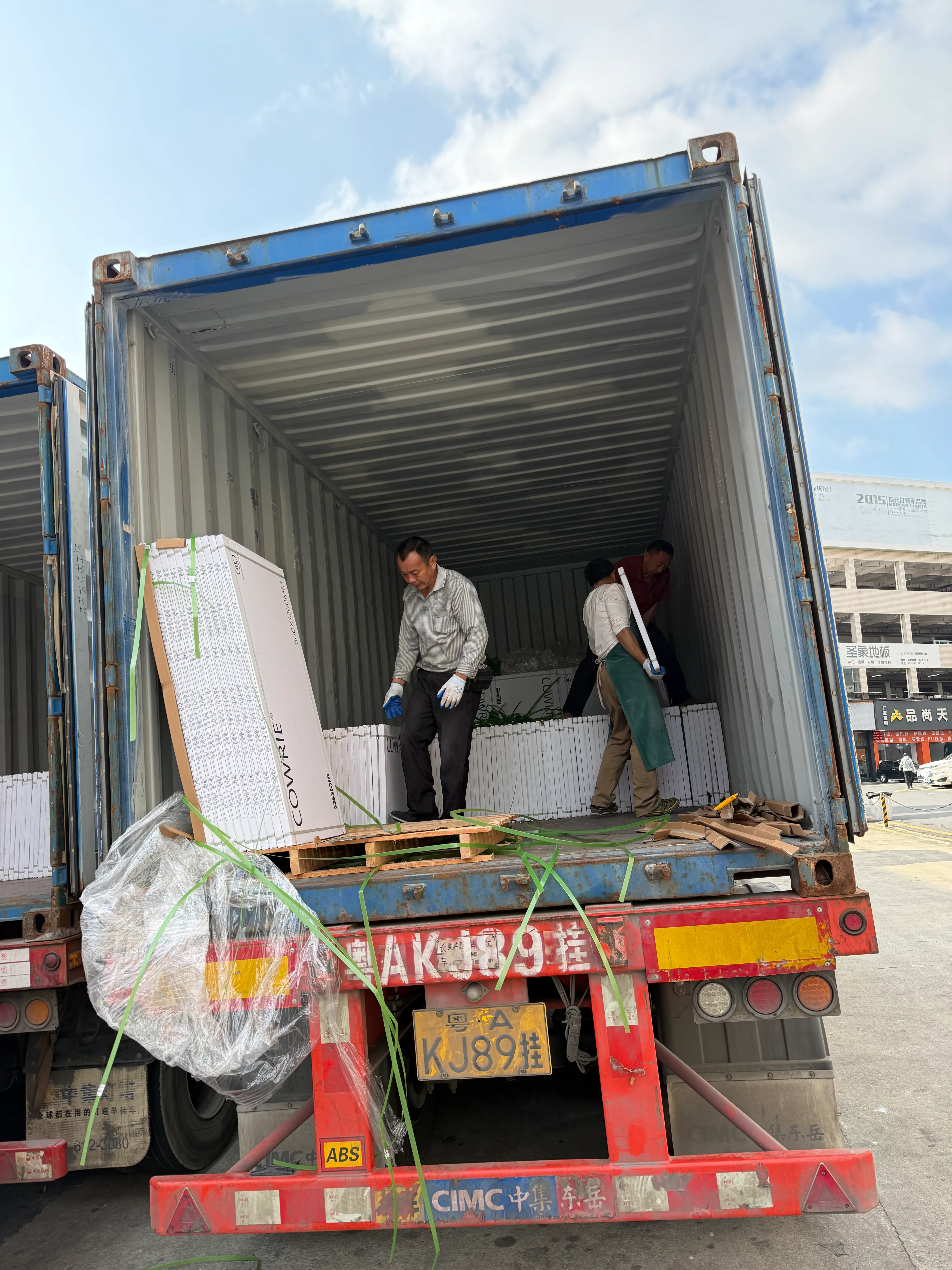 Limestone Look Tiles Delivered to Kuwait